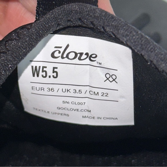 CLOVE Women’s Classic All Black Nursing & Restaurant/Kitchen Sneakers- Size: 5.5 - Picture 11 of 13